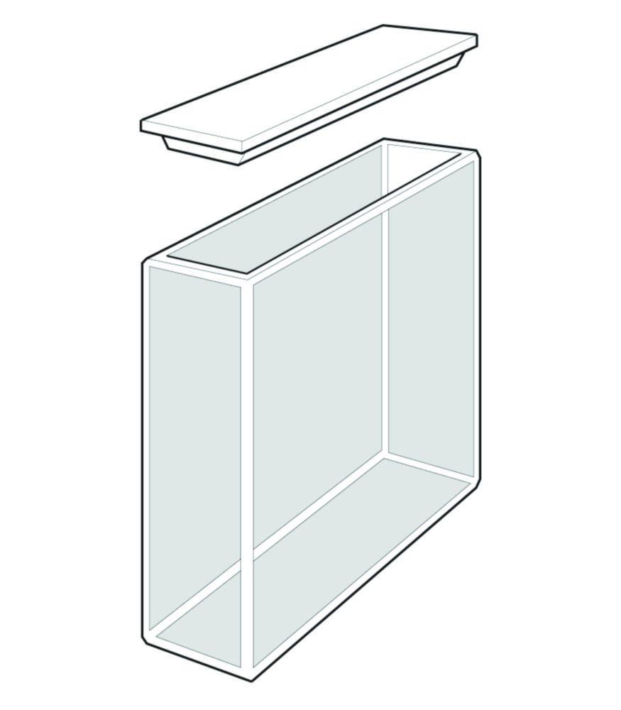 Macro Cell Type 1, 50mm optical path length 17.5 ml optical glass, non sealing PTFE-cover