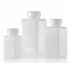 HDPE-wide mouth bottles 500ml natural, square shape without closure 6.291.538
