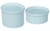 Jar,PE,with lid, cap. 700 ml 114x88 mm