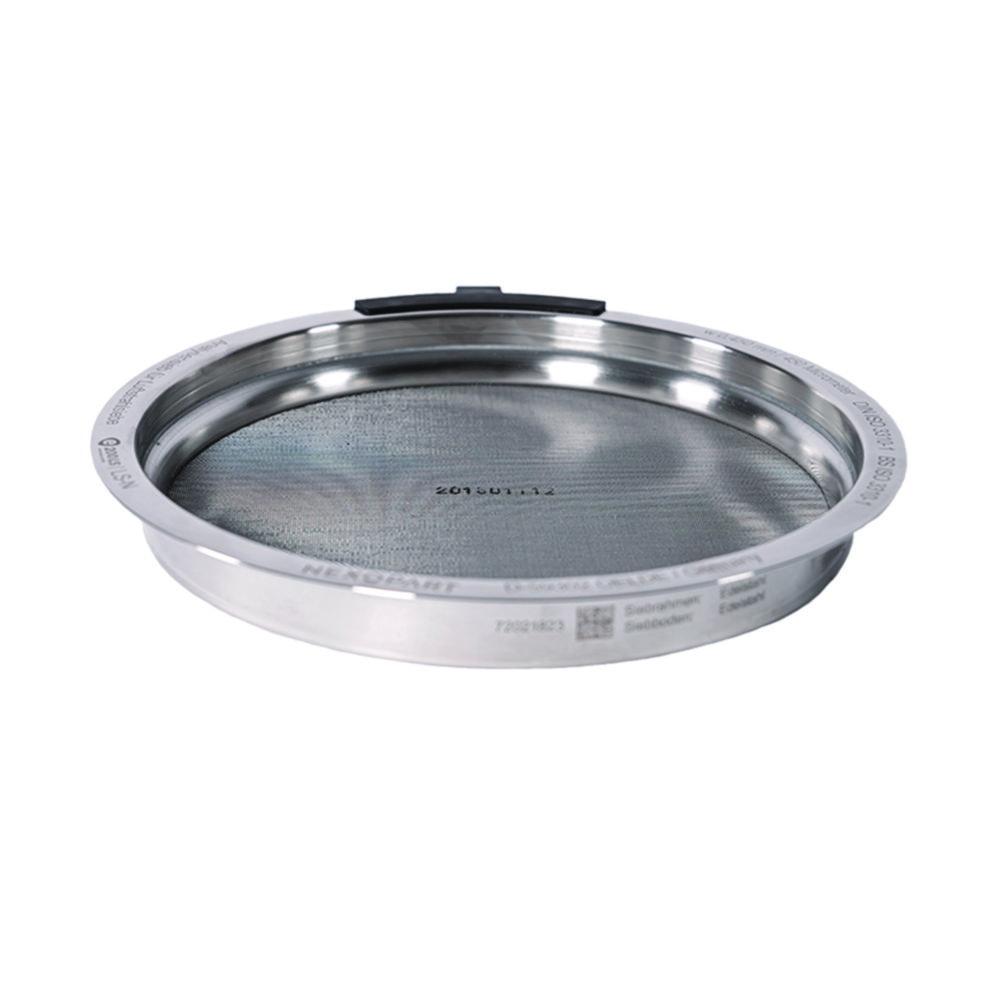 Air jet sieve 203 x 28 mm stainless steel frame, mesh size 125µm, acc.to DIN EN 10204